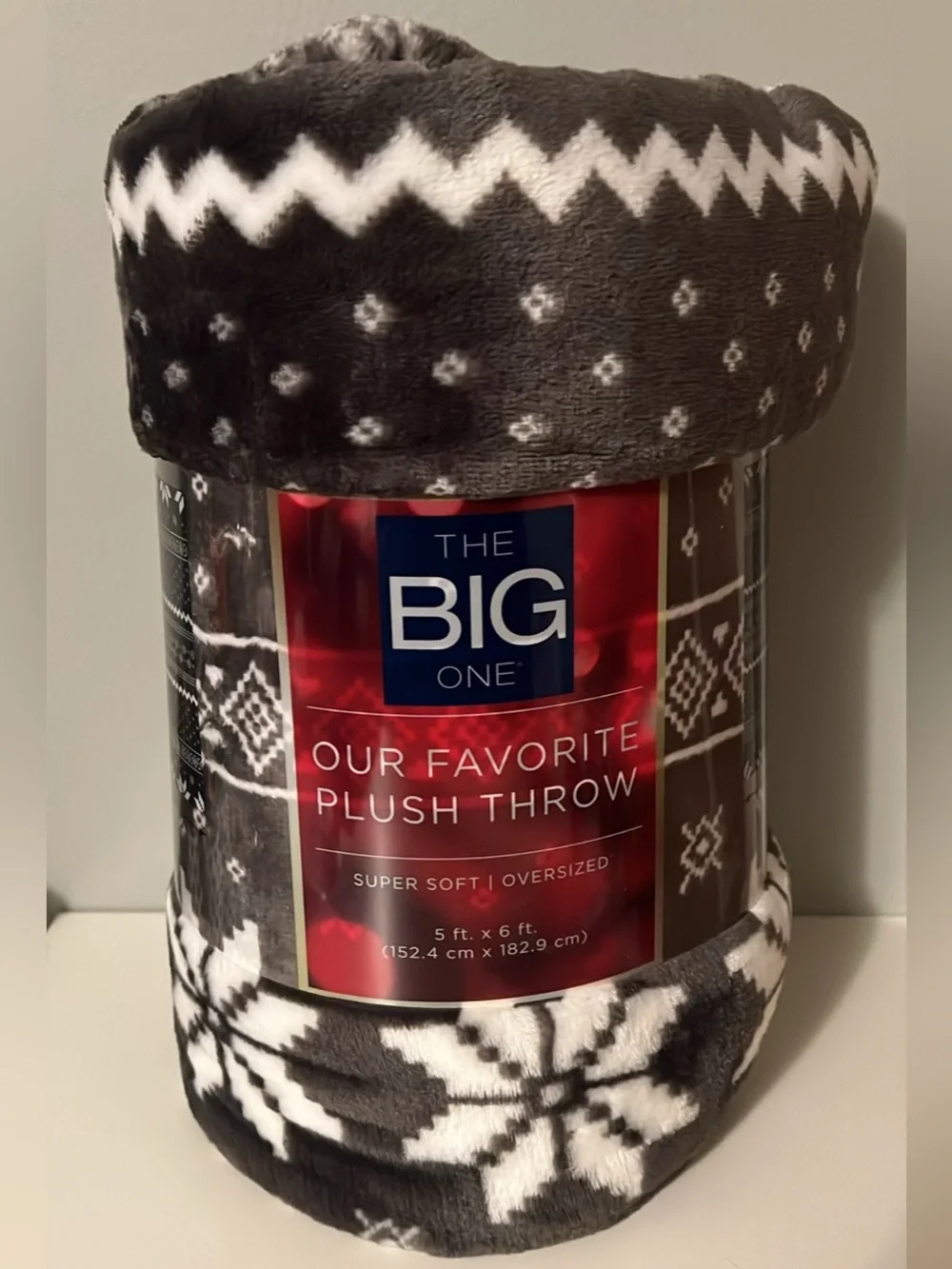 Soft Oversized Holiday Throw Blanket